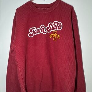 Women's Pressbox Cardinal lowa State
Cyclones Comfy Cord Pullover Sweatshirt